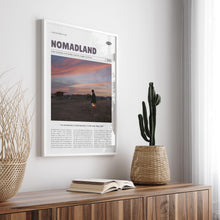 Nomadland, Chloé Zhao, Retro Movie Poster, Custom Movie Poster Print 4421169002