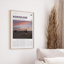 Nomadland, Chloé Zhao, Retro Movie Poster, Custom Movie Poster Print 4421169002