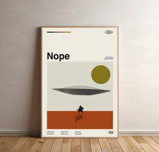 Nope - Jordan Peele Movie Poster, Nope Poster, Film Poster, Midcentury Art, Minimalist Art, Retro Poster, Vintage Poster, Home Decor 1797084716