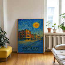 North Bay Poster Print, North Bay Travel Poster, North Bay Van Gogh Style Wall Art, North Bay, Ontario, Canada