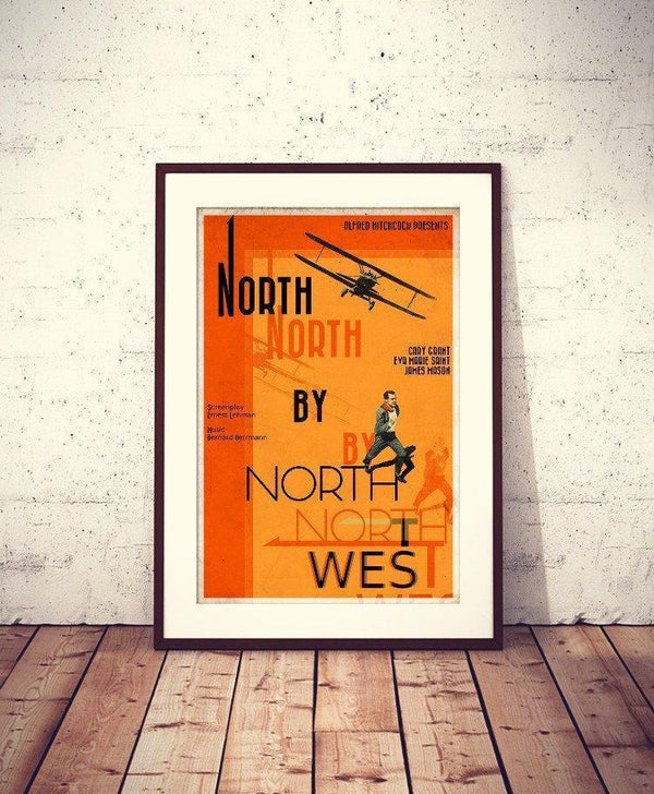 North by Northwest Movie Poster 1959 Spy Thriller Film (Digital Download) 595460841