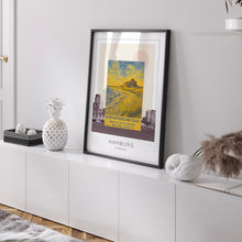 Northumberland Coast AONB Travel Poster, Northeast England, Berwick-Upon-Tweed, Bamburgh Beach, British Coastline, Bamburgh Castle, Vintage