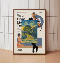 Northumberland National Park Poster, Sycamore Gap Tree, Hadrians Wall Print, Vintage UK Travel Poster, Wall Art Print Gift, Framed Print Art