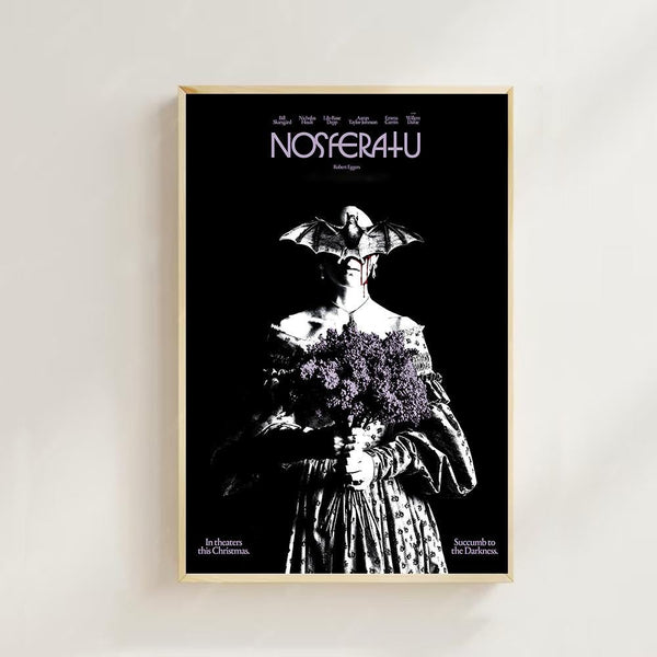 Nosferatu (2024)--Movie  Poster(Regular Style) Art Prints,Home Decor,Vintage Movie Poster,Canvas Poster 1855403319 - Copy