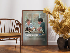Notting Hill Poster, Retro Movie, Vintage Film, Julia Roberts, Roger Michell, Hugh Grant, 4412254743 9740