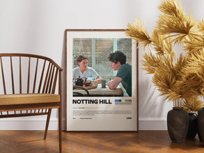 Notting Hill Poster, Retro Movie, Vintage Film, Julia Roberts, Roger Michell, Hugh Grant, 4412254743 9740