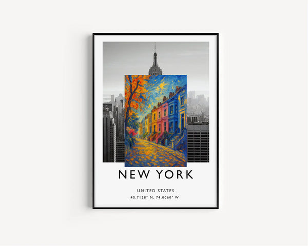 Notting Hill Watercolor Painting, London Wall Art, Travel Poster, Home Décor Print, Art Lovers Gift, Notting Hill Art, C30-656