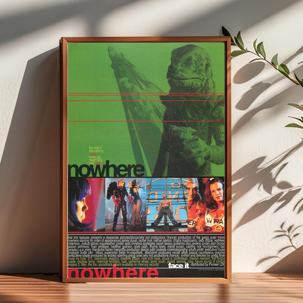 Nowhere Movie Poster 90s Cult Film, Room Decor 1860646325