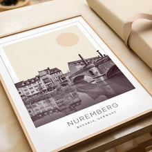 Nuremberg Poster Print, Nuremberg Travel Poster, Nuremberg Minimalistic Wall Art, Nuremberg, Bavaria, Germany 1868247188