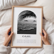 Oahu Travel Poster, Oahu Print, Oahu Wall Art, Travel Print, Hawaii City Art, Oahu Gift, Hawaii Decor  NA20M 4334311318