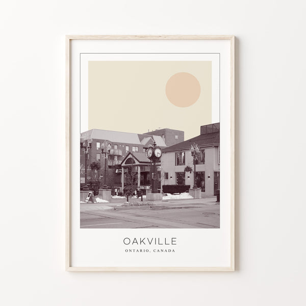 Oakville Poster Print, Oakville Travel Poster, Oakville Minimalistic Wall Art, Oakville, Ontario, Canada 1882439413