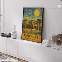 Oakville Poster Print, Oakville Travel Poster, Oakville Van Gogh Style Wall Art, Oakville, Ontario, Canada