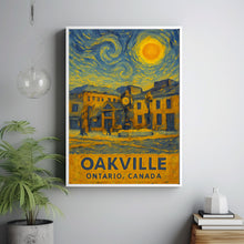 Oakville Poster Print, Oakville Travel Poster, Oakville Van Gogh Style Wall Art, Oakville, Ontario, Canada
