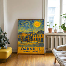 Oakville Poster Print, Oakville Travel Poster, Oakville Van Gogh Style Wall Art, Oakville, Ontario, Canada