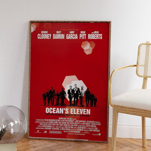 Ocean's Eleven Movie Poster High-Definition Canvas Art Print 4352989095 - Copy (2)