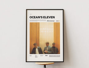 Ocean's Eleven Movie Poster, Alternative Movie Poster Print, Ocean's Eleven Film Poster Print, Steven Soderbergh's Film Print Wall Art 1880058307