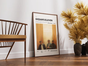Ocean's Eleven Movie Poster, Alternative Movie Poster Print, Ocean's Eleven Film Poster Print, Steven Soderbergh's Film Print Wall Art 1880058307