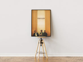Oceans Eleven Movie Poster, Retro Film, Wall Art, George Clooney, Brad Pitt, Matt Damon 1903820631
