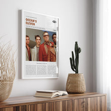 Ocean's Eleven, Steven Soderbergh, Retro Movie Poster, Custom Movie Poster 4421169974