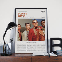 Ocean's Eleven, Steven Soderbergh, Retro Movie Poster, Custom Movie Poster 4421169974