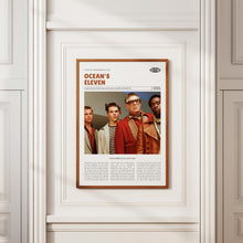 Ocean's Eleven, Steven Soderbergh, Retro Movie Poster, Custom Movie Poster 4421169974
