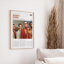 Ocean's Eleven, Steven Soderbergh, Retro Movie Poster, Custom Movie Poster 4421169974