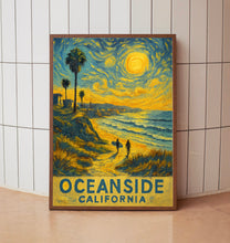 Oceanside Travel Wall Art, Oceanside California Travel Poster, Carlsbad San Diego Wall Art, Oceanside California Traveler Home Decor