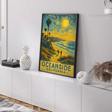 Oceanside Travel Wall Art, Oceanside California Travel Poster, Carlsbad San Diego Wall Art, Oceanside California Traveler Home Decor