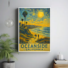 Oceanside Travel Wall Art, Oceanside California Travel Poster, Carlsbad San Diego Wall Art, Oceanside California Traveler Home Decor