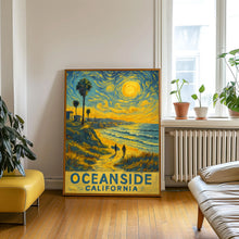 Oceanside Travel Wall Art, Oceanside California Travel Poster, Carlsbad San Diego Wall Art, Oceanside California Traveler Home Decor