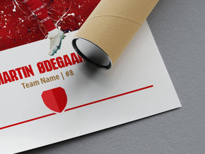 Odegaard Poster Football Posters, Football Prints 1855927066
