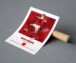 Odegaard Poster Football Posters, Football Prints 1855927066
