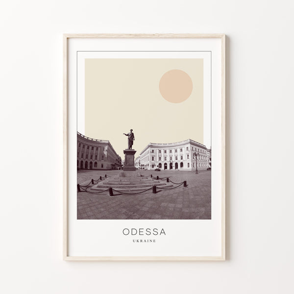 Odessa Poster Print, Odessa Travel Poster, Odessa Minimalistic Wall Art, Odessa, Ukraine 1868247172