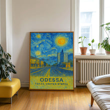 Odessa Poster Print, Odessa Travel Poster, Odessa Van Gogh Style Wall Art, Odessa, Texas, United States