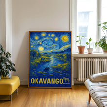 Okavango Delta Travel Poster - Botswana Wall Art Print, Africa Illustration Artwork, Home & Office decor, Gift idea, Moremi Travel print