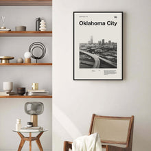 Oklahoma City Print  Oklahoma City Poster  Oklahoma City Wall Art  Mid Century Poster  Travel Print Art  Oklahoma 1595526376