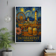 Oktoberfest Poster, Oktoberfest Travel Print, German Travel Poster, German City Art, City Print, Travel Poster, Travel Wall Art, German Gift