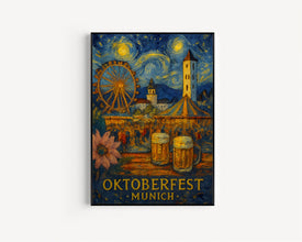 Oktoberfest Poster, Oktoberfest Travel Print, German Travel Poster, German City Art, City Print, Travel Poster, Travel Wall Art, German Gift