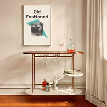 Old Fashioned Cocktail Minimalist Poster  Drinks Poster  Art Deco Poster   Cocktail Wall Art  Housewarming Gift  Bar Decor 1584181471