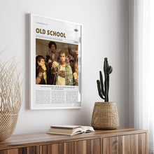 Old School, Todd Phillips, Retro Movie Poster, Custom Movie Poster Print 4421169212