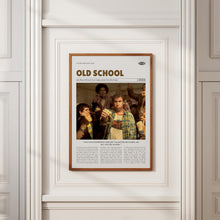 Old School, Todd Phillips, Retro Movie Poster, Custom Movie Poster Print 4421169212