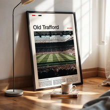 Old Trafford Football Poster Manchester United Football Art Print 4395815682