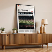 Old Trafford Football Poster Manchester United Football Art Print 4395815682