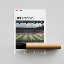 Old Trafford Football Poster Manchester United Football Art Print 4395815682