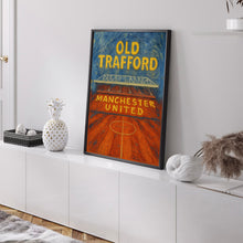 Old Trafford Manchester United Stadium Print – Set of 2 Digital Posters  Man Utd Football Wall Art  Instant Download  Red Devils Gift (2)