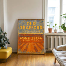 Old Trafford Manchester United Stadium Print – Set of 2 Digital Posters  Man Utd Football Wall Art  Instant Download  Red Devils Gift