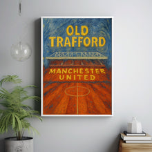 Old Trafford Manchester United Stadium Print – Set of 2 Digital Posters  Man Utd Football Wall Art  Instant Download  Red Devils Gift (2)