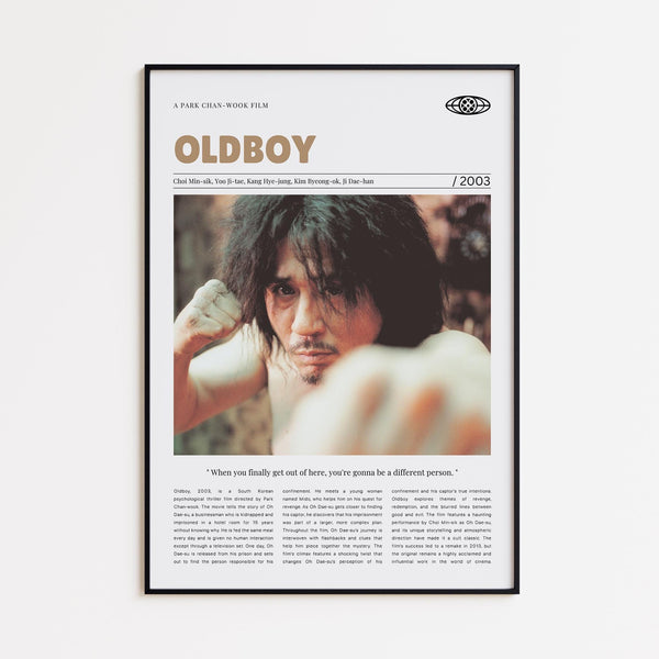Oldboy, , Retro Movie Poster, Custom Movie Poster 4421171846