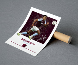 Ollie Watkins Poster Football Posters, Football Prints 1874836049