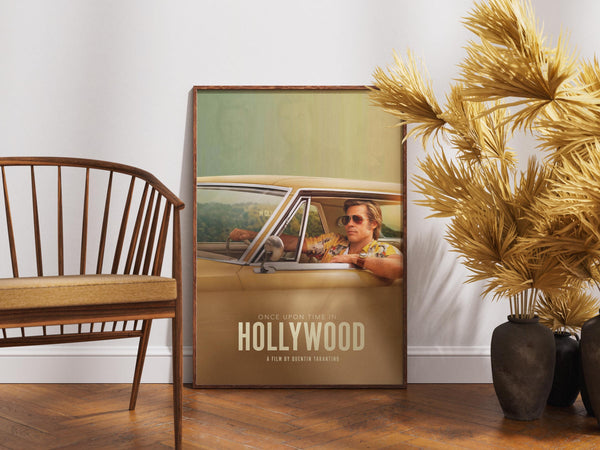 Once Upon A Time In Hollywood Poster, Retro Film Print, Vintage Movie, Wall Art 1890742930
